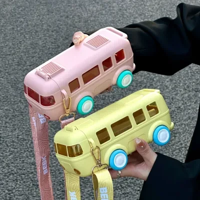 Uminami 水筒｜ストロー付き・水筒・500ml ・BPAフリー・小型車・子供用