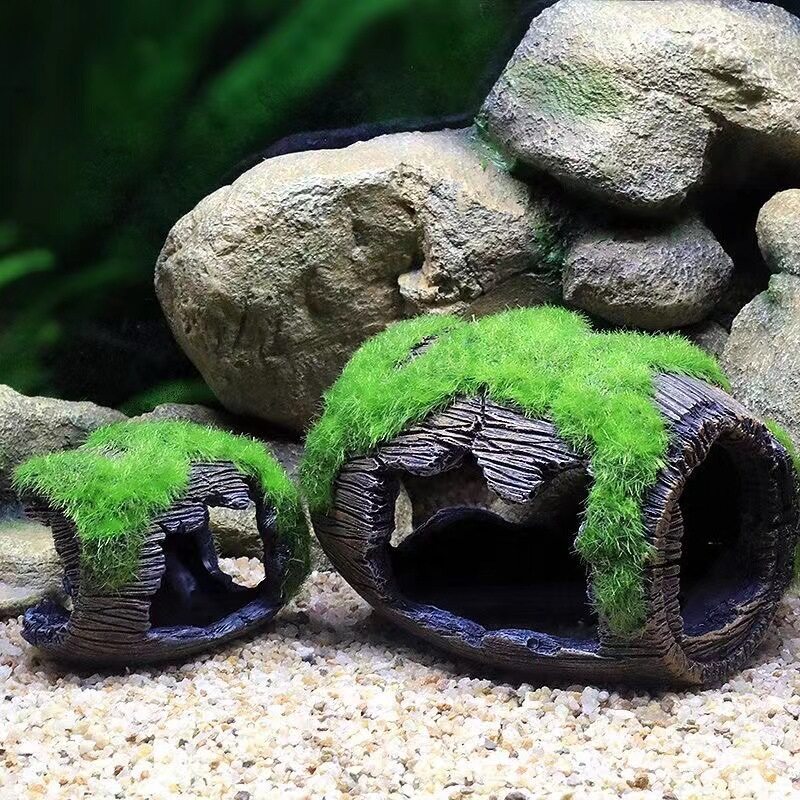 水族館の装飾品｜人工バレル 水槽用飾り彫刻 樹脂製 安全 無毒 隠れ場所 爬虫類シェルター|undefined