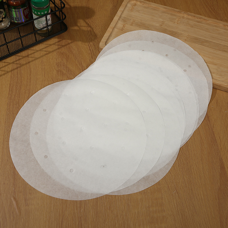 セイロ専用用紙｜セパレート紙・直径18cm（セイロ21cm対応）・業務用・穴あき丸型|undefined