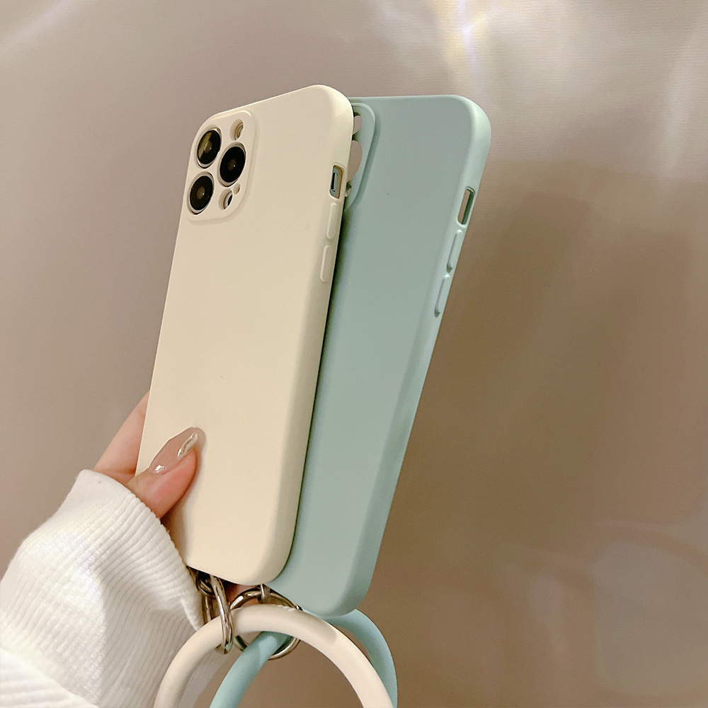 iPhoneスマホケース｜シンプル・ストラップホール付き・耐衝撃|undefined