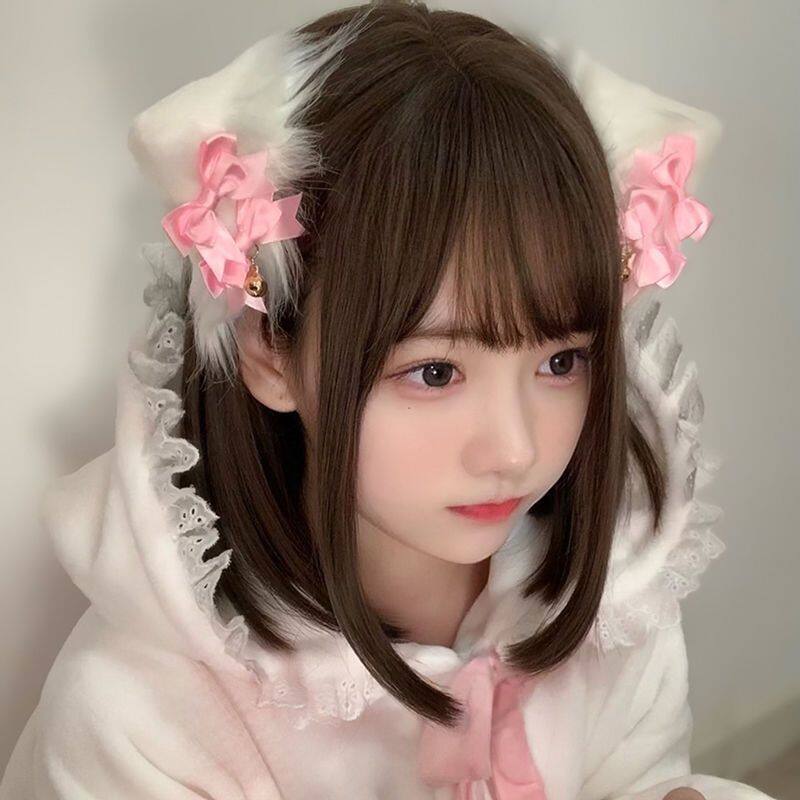 ヘアクリップ｜ヘアピン・ベル付き・猫の耳・地雷系・サブカル地雷系・量産型|undefined