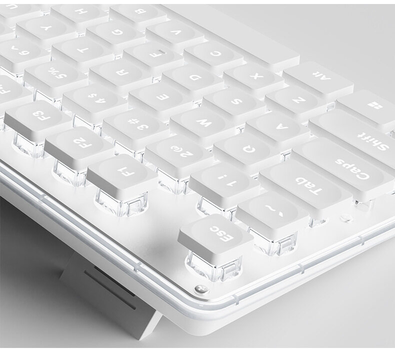 有線 透明 ゲーミングキーボードマウスセット｜ USB接続 ライト