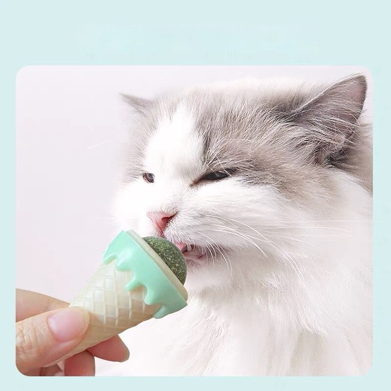 【KARA PET】猫ボール・ペット｜回転・歯の清潔・アイスクリーム・自己で楽しむ・おもちゃ・ミント|undefined