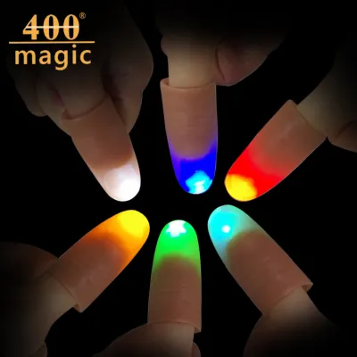 「2点入り」光る指 LEDサムチップ｜光の玉を操る マジック フィンガーライト LEDフィンガーライト