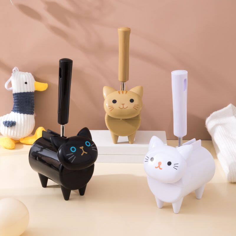 かわいいネコ！衣類用 粘着クリーナー｜  ケース付き・ほこり ペットの毛 花粉除去に便利|undefined