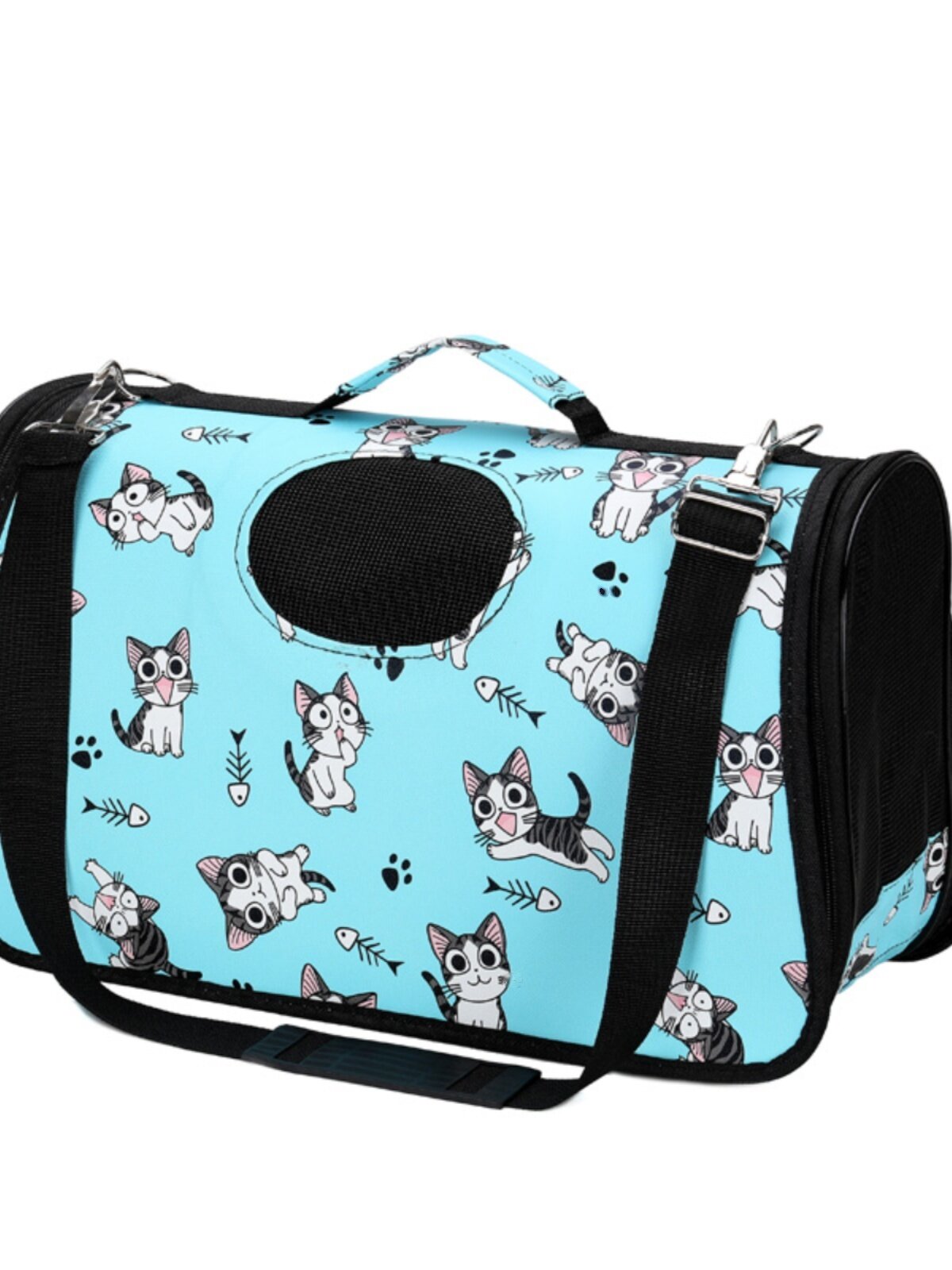 【KARA PET】バッグ・猫・ペット・外出・旅行・携帯用・通気性・テディベア・持ち帰り・斜めがけ・ポータブル・折りたたみ可能|undefined