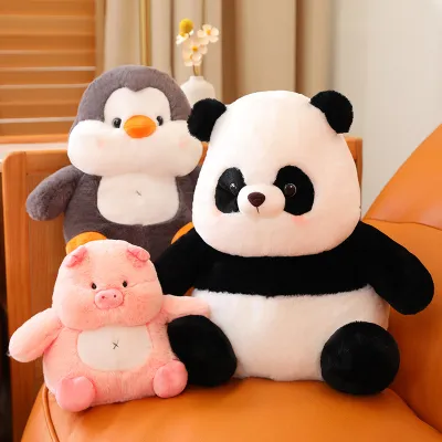 ぬいぐるみ｜暖かい・ふわふわ・誕生日願贈り物・抱き枕・もふもふ・動物・ギフト・おしゃれ・細工デザイン・かわいい・パンダ・くまちゃん・ペンギン