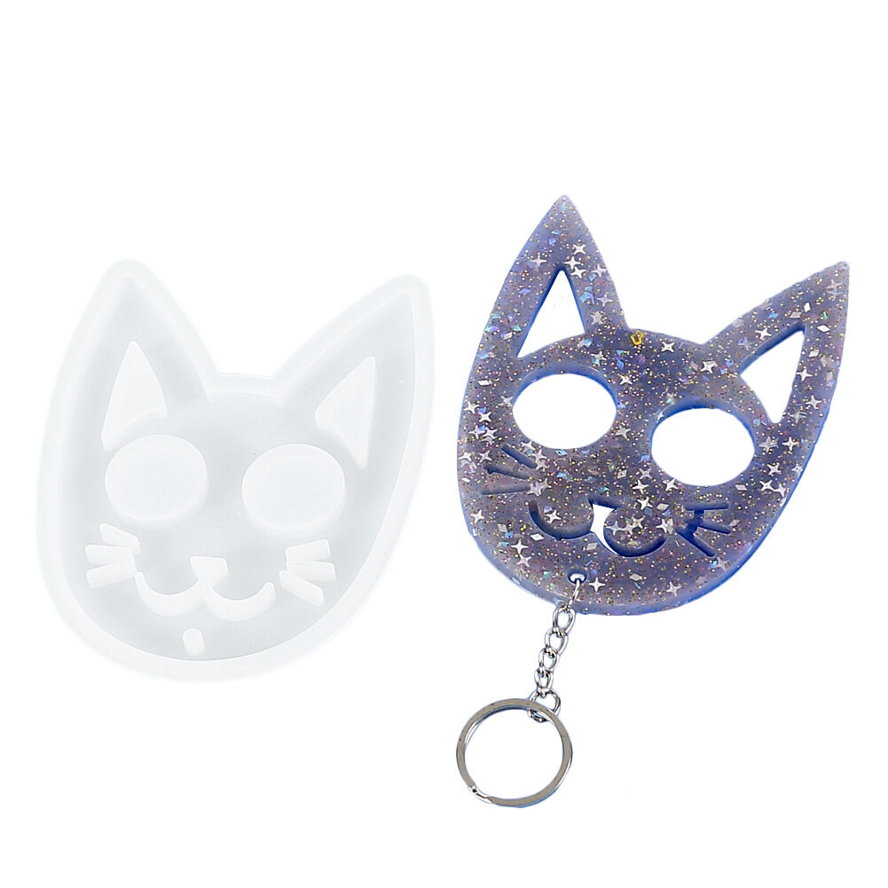 レジン｜猫型・ネコ・シリコンモールド・アクセサリー パーツ・モールド・型・レジンパーツ・レジンモールド・DIY道具|undefined