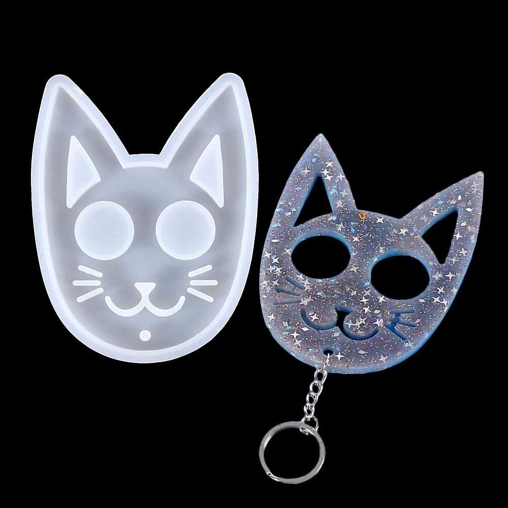 レジン｜猫型・ネコ・シリコンモールド・アクセサリー パーツ・モールド・型・レジンパーツ・レジンモールド・DIY道具|undefined