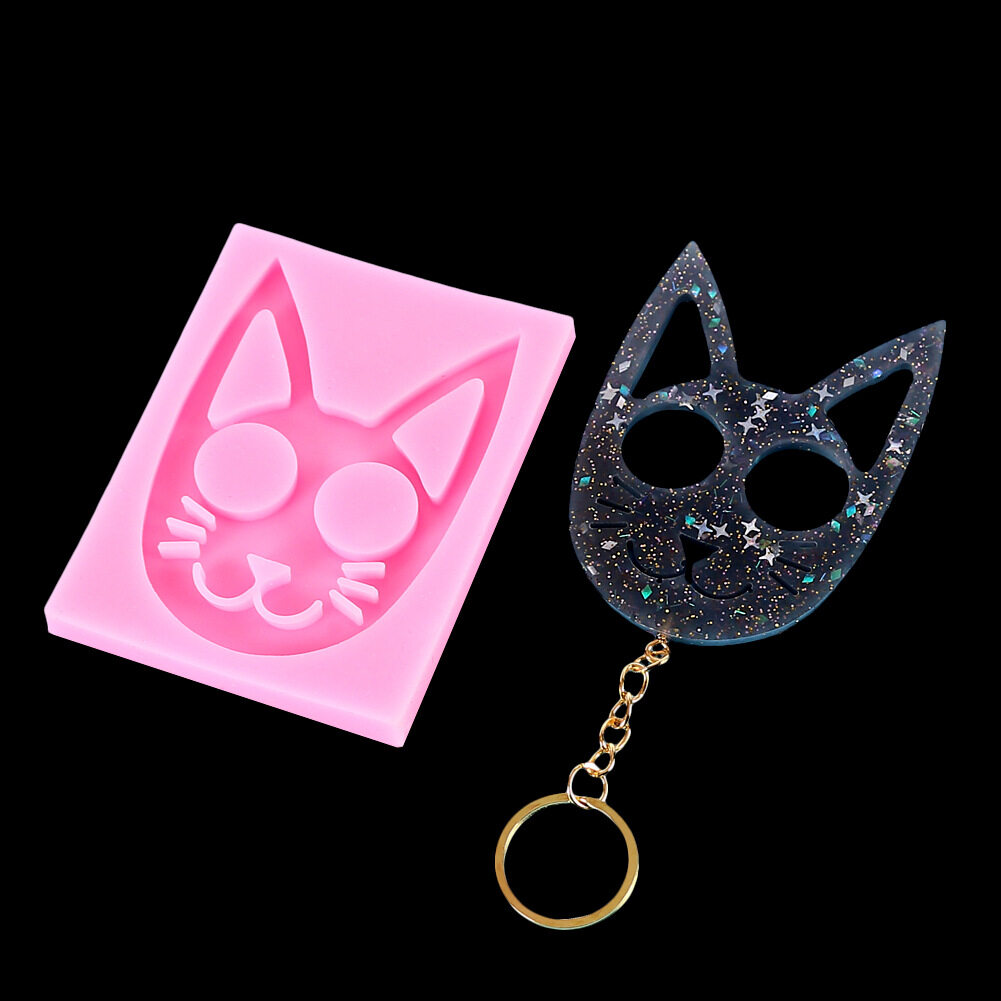 レジン｜猫型・ネコ・シリコンモールド・アクセサリー パーツ・モールド・型・レジンパーツ・レジンモールド・DIY道具|undefined