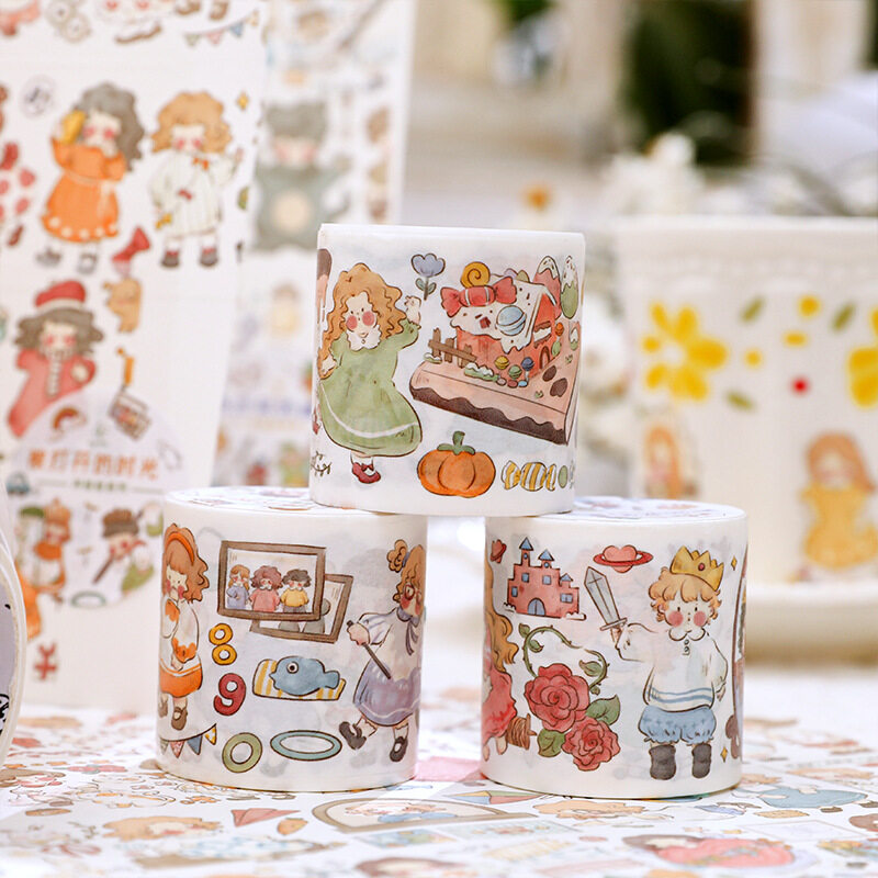 手帳テープ｜4.5cm*5m・ぬいぐるみ・INS風・おしゃれ・かわいい・手帳素材・コラージュ・文房具・雰囲気
|undefined