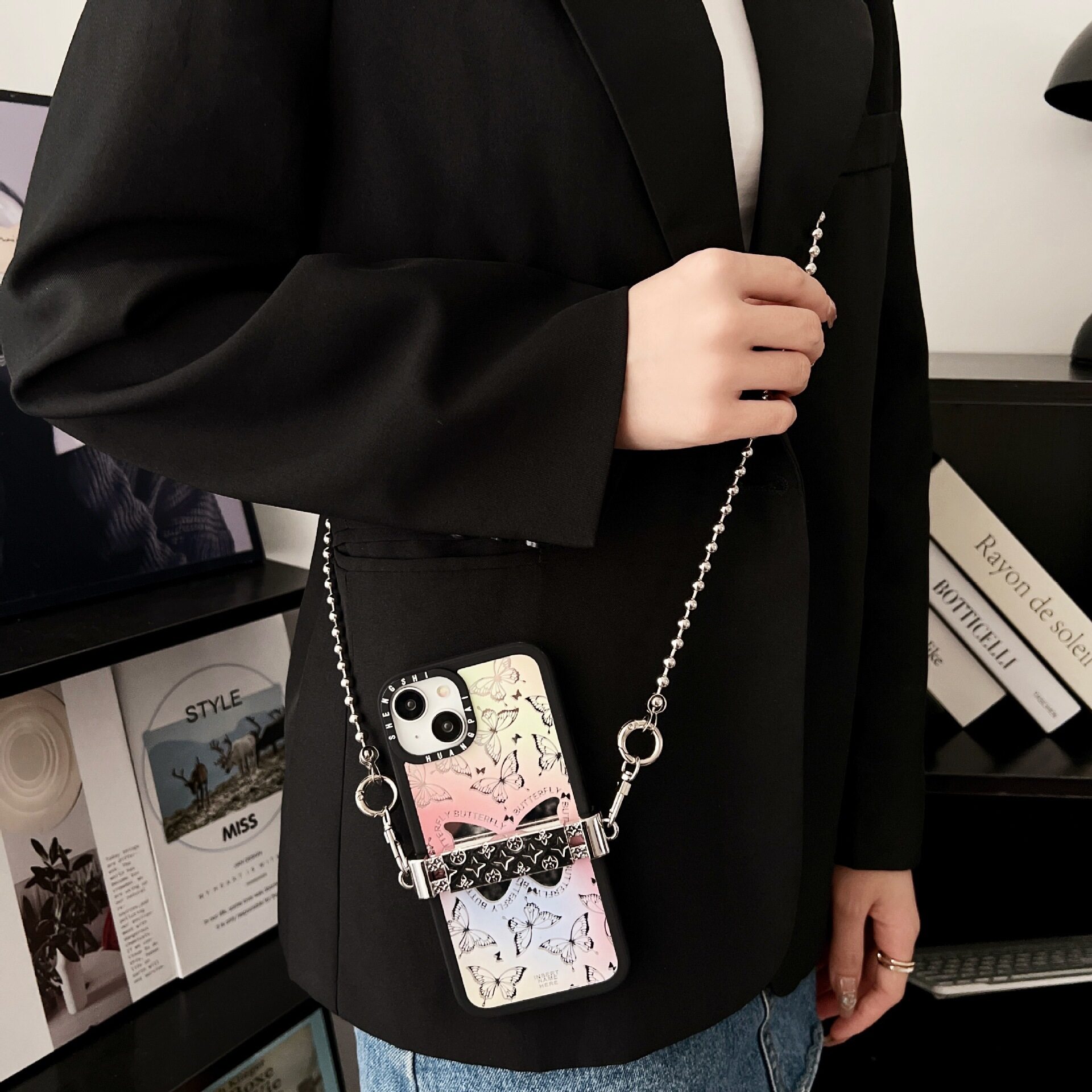 スマホストラップ｜全機種対応・取り外し簡単・金属・シンプル・ファッション|undefined
