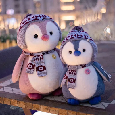 ぬいぐるみ｜ペンギン・冬・暖かい・ふわふわ・誕生日願贈り物・抱き枕・もふもふ・動物・ギフト・おしゃれ・細工デザイン・かわいい