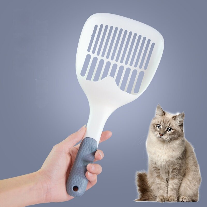 【KARA PET】猫砂スコップ・シンプル・大型・細かい穴・猫・猫砂・ペット用品・豆腐砂・猫の糞・スコップ|undefined