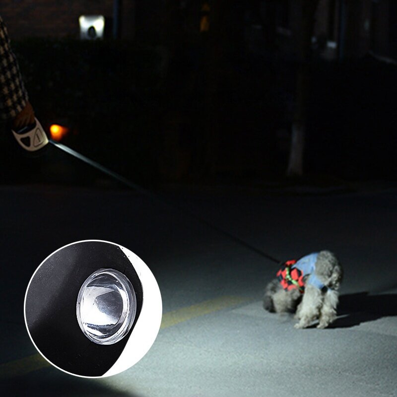 【KARA PET】自動で光る犬のリード・中小型犬・テディベア・コーギー・ポメラニア・散歩用品・犬のリーシュ|undefined