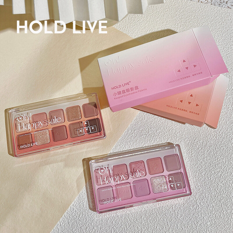 HOLD LIVE10色アイシャドウパレット｜パール・マット・ラメ・色持ち・高発色・キラキラ・アイメーク・カラフル|undefined