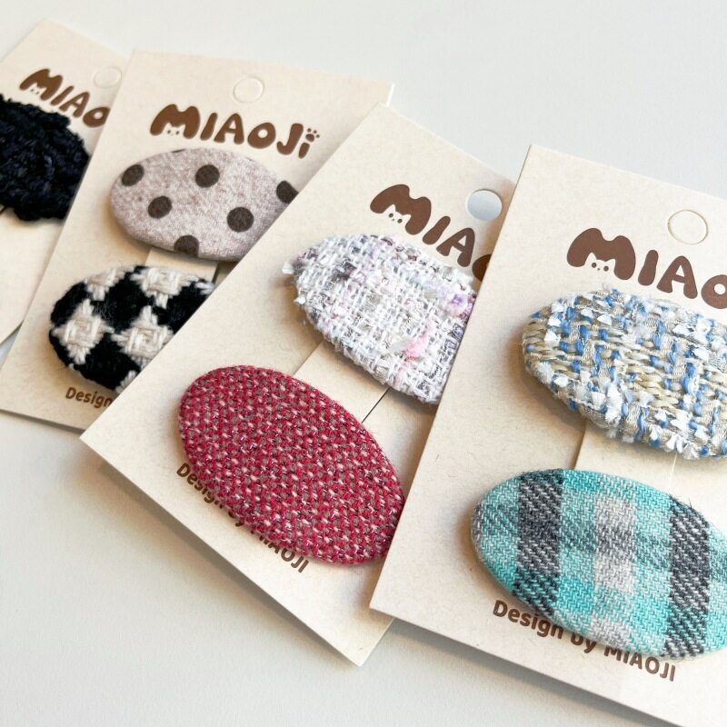 ヘアクリップ｜子供・女の子・布・秋冬・新作・おしゃれ・シンブル・何にでも使える|undefined
