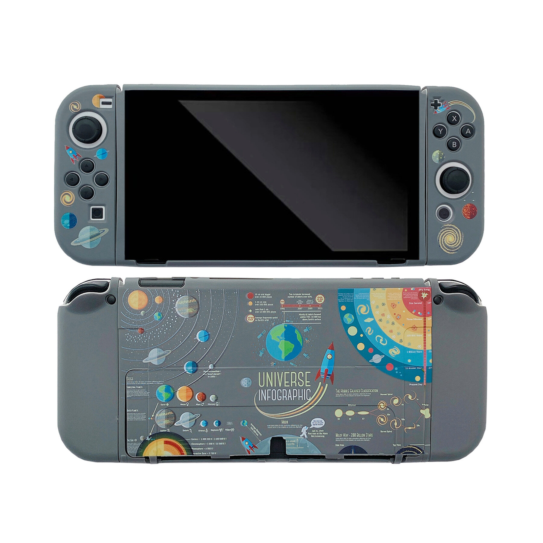 Switch保護ケース｜傷つけ防止・柔らかいシリコン・滑り止め・惑星のデザイン|undefined