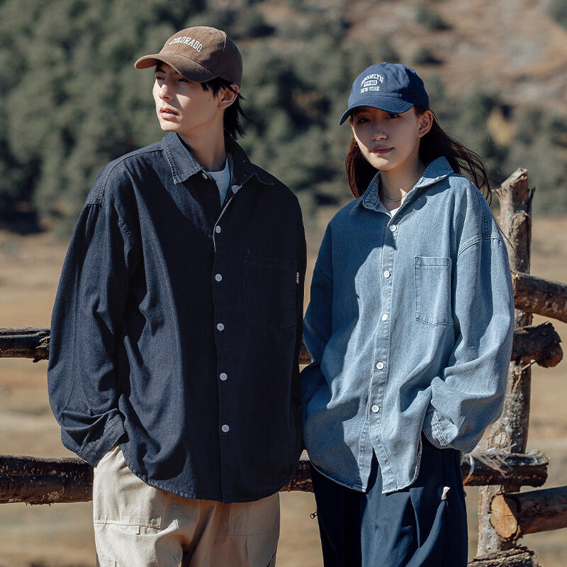 メンズ・シャツ・秋服 綿・無地Tシャツカジュアルシャツ・お洒落・トップス・大きいサイズ|undefined
