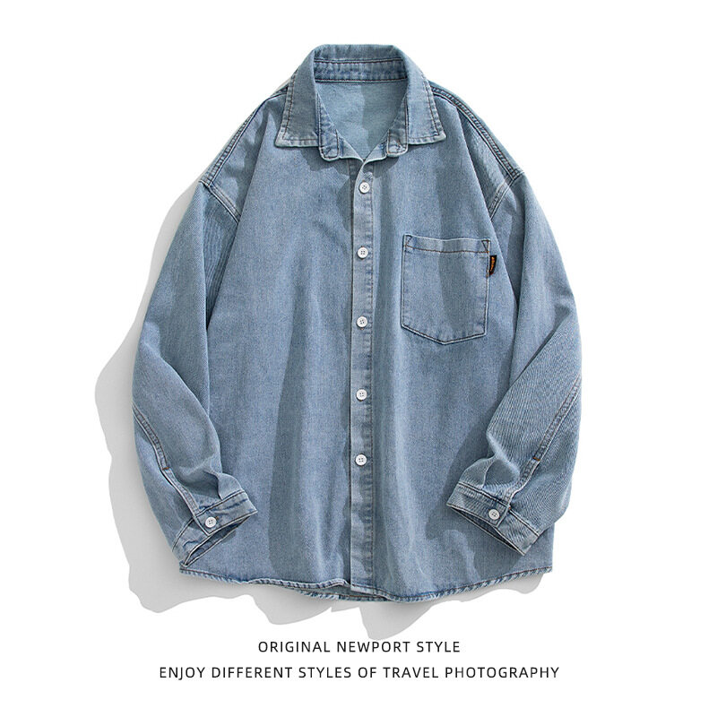 メンズ・シャツ・秋服 綿・無地Tシャツカジュアルシャツ・お洒落・トップス・大きいサイズ|undefined