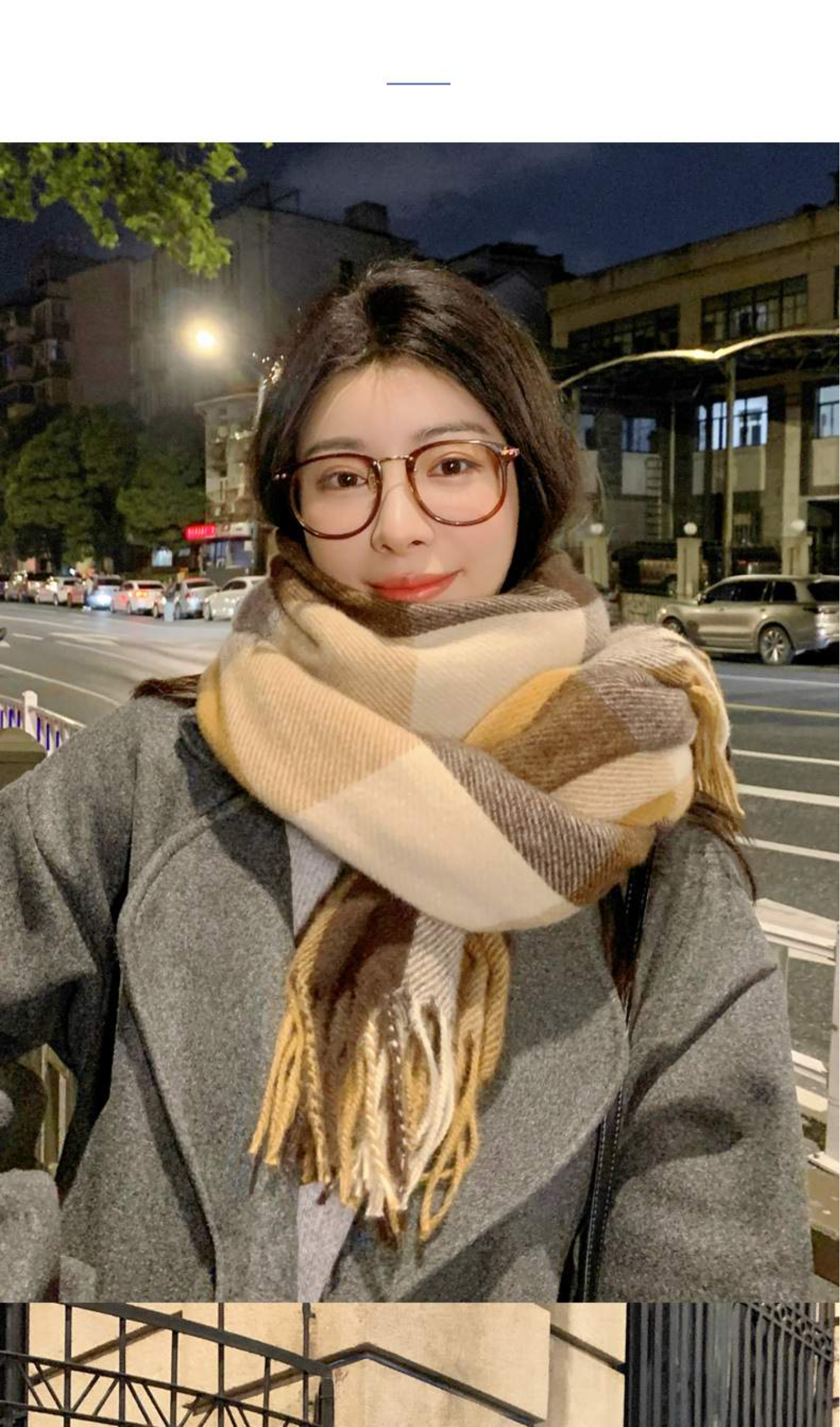 ファッション小物　マフラー　綺麗　美品07 カシミヤ マフラー チェック レディース カシミヤマフラー