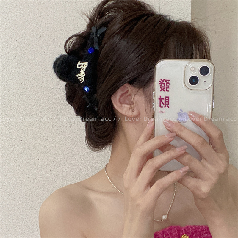 ヘアクリップ｜ふわふわ・秋冬コレクション・より魅力的でエレガントに見えるように・優雅で甘い気質も達成|undefined