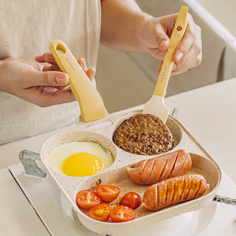 【樹可】玉子焼き器｜ミニハンバーガーグリル、3 in 1、家庭用エッグバーガーグリル、パンケーキ焼き器|undefined
