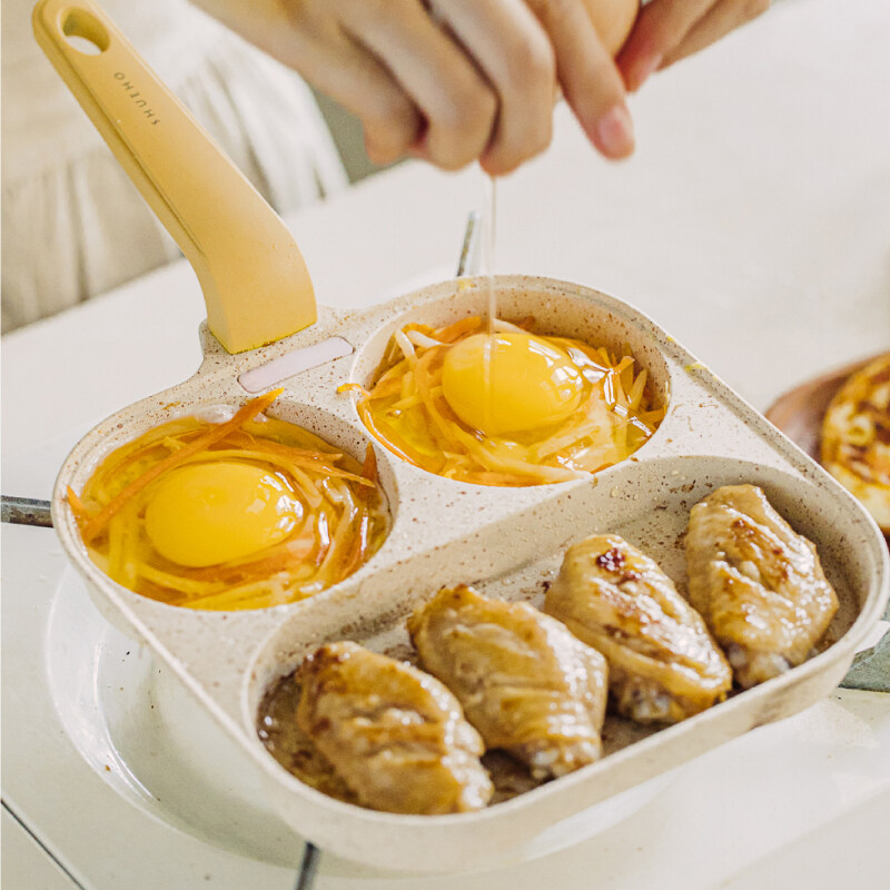 【樹可】玉子焼き器｜ミニハンバーガーグリル、3 in 1、家庭用エッグバーガーグリル、パンケーキ焼き器|undefined