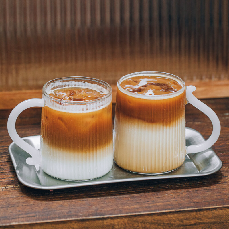 【樹可】ガラスカップ｜家庭用カップ・耐熱・牛乳用カップ・高いデザイン性・お茶・コーヒーカップ|undefined