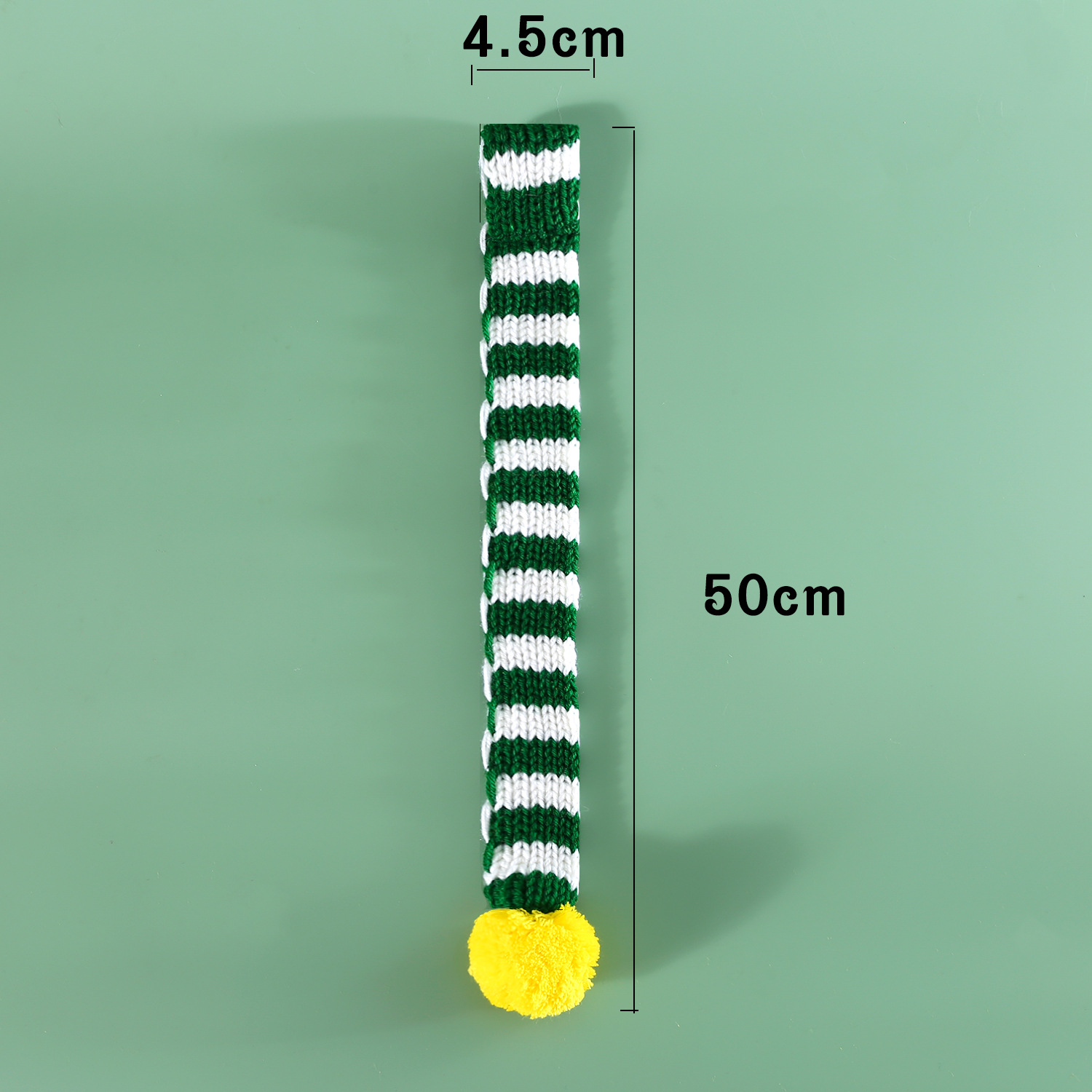 犬猫用ボーダー柄入りマフラー｜襟巻き クリスマス ニット 厚手 毛玉付き|undefined