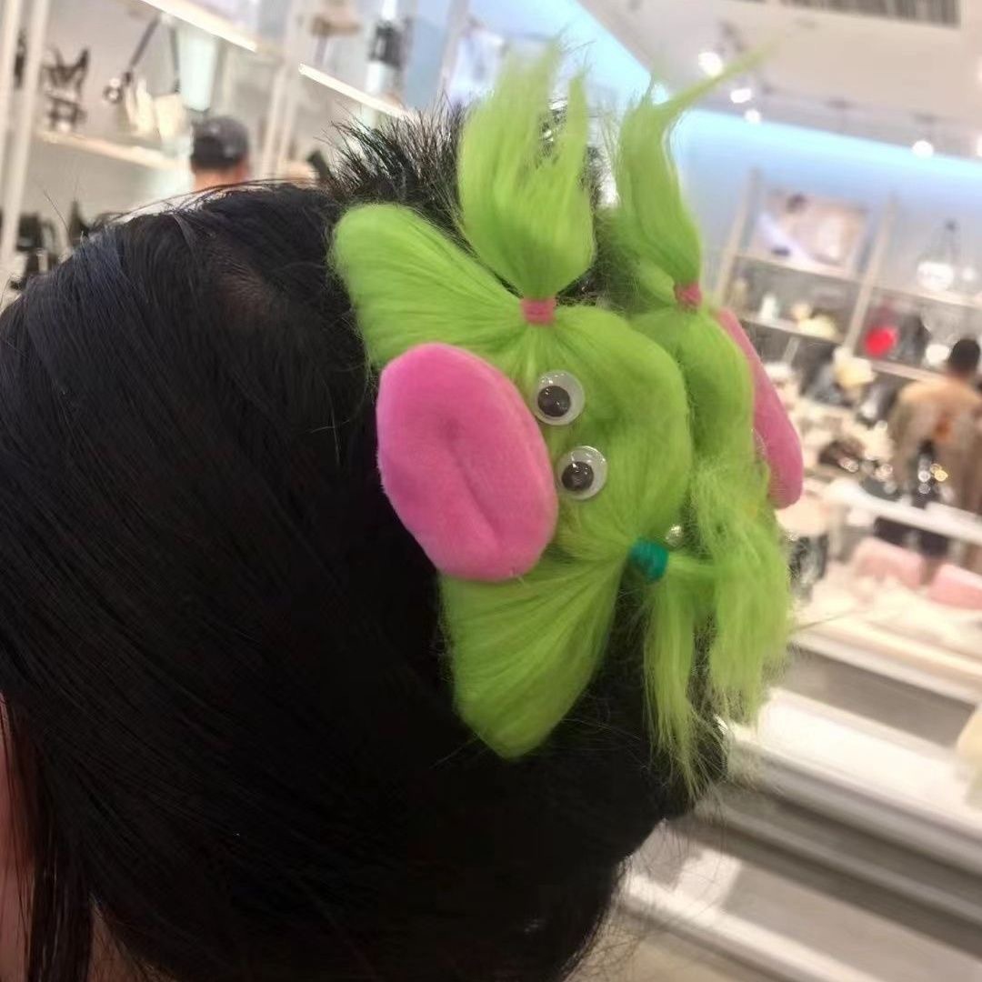 ヘアクリップ｜髪飾り・冬・おかしな・ぬいぐるみ・可愛い・個性的・デザイン・アクセサリー|undefined