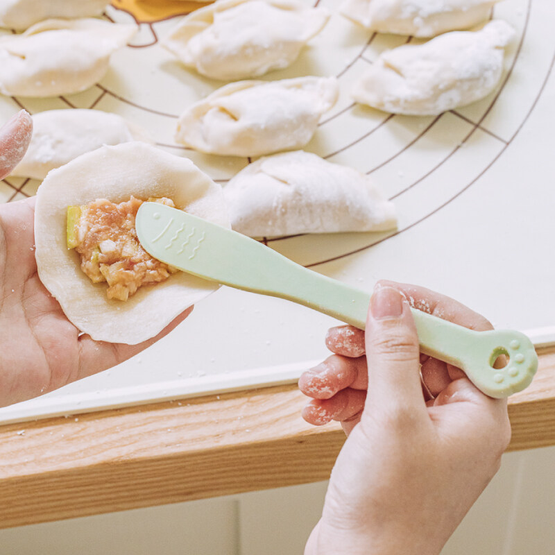 【樹可】餃子スプーン｜家庭用・シリコン製・水餃子・ワンタン・包子の具をすくう・小さな便利グッズ|undefined