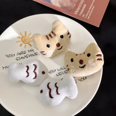 ヘアクリップ｜猫・魚・カートゥーン・前髪クリップ・可愛い・ヘアクセサリー・女の子