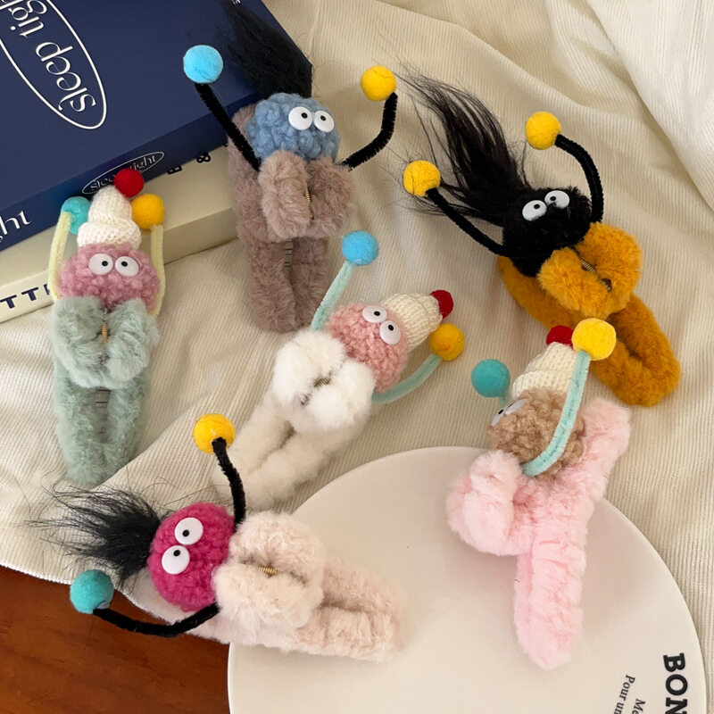 ヘアクリップ｜髪飾り・ぬいぐるみ・クリップ・かわいい・創造的な・ヘアアクセサリー・新作|undefined