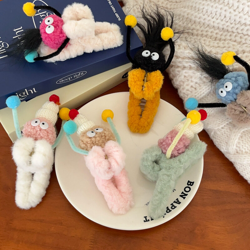 ヘアクリップ｜髪飾り・ぬいぐるみ・クリップ・かわいい・創造的な・ヘアアクセサリー・新作|undefined