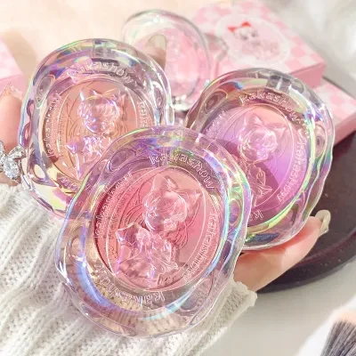 kakashowチーク｜可愛い・レディース・ラメ入り・ナチュラル・メイクアップ・柔らかい・化粧品・携帯便利・雰囲気