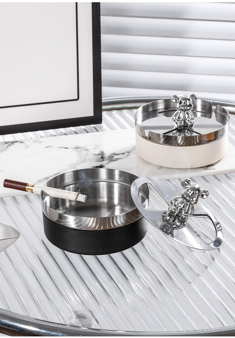 蓋付き灰皿｜家庭用・リビング・オフィス・個性的・トレンド・灰