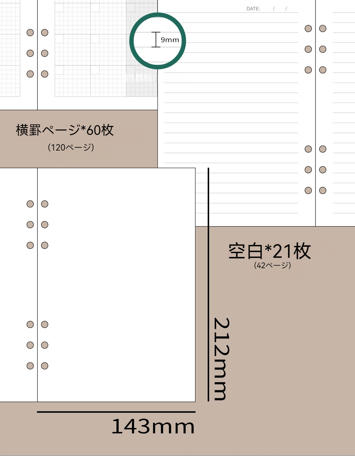 【89】Liiページ　おすそ分けファイル　A5 バインダー A5バインダー式おすそ分けファイル キャンディ - メルカリ