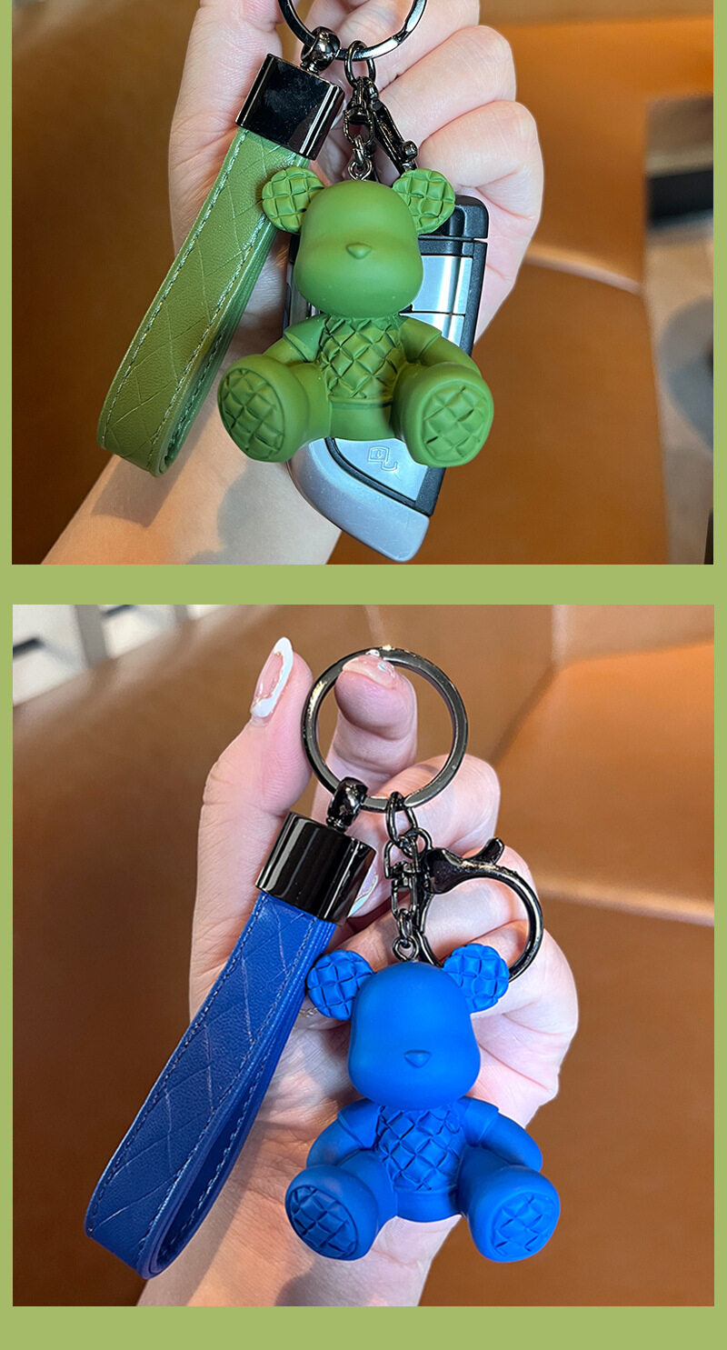 熊キーホルダー｜高級感・男性向け・車のキーチェーン・可愛い