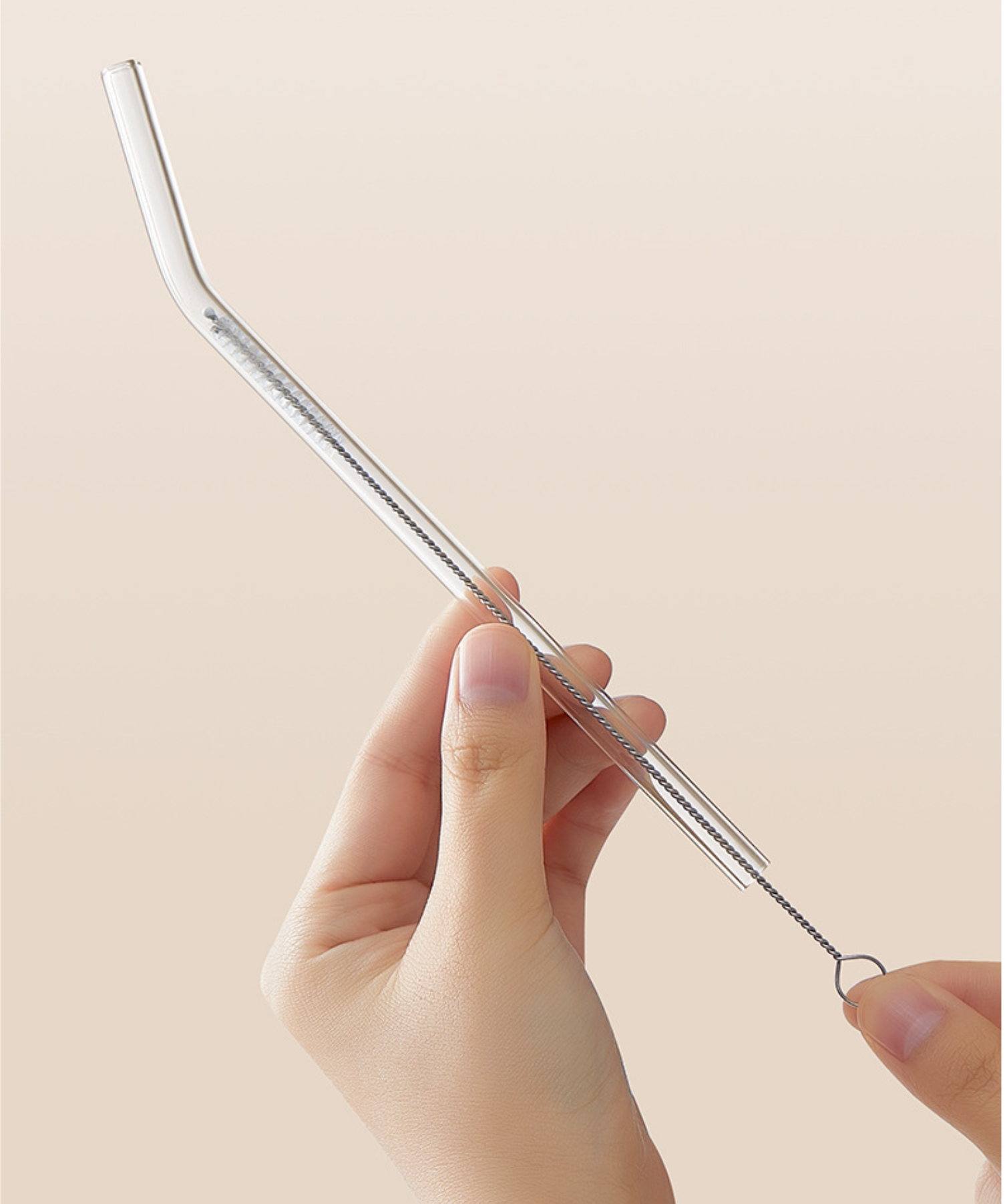 長い柄ボトルブラシ3in1｜回転して手軽に洗浄・哺乳瓶やペットボトルの洗浄に便利・ストローブラシ付き|undefined