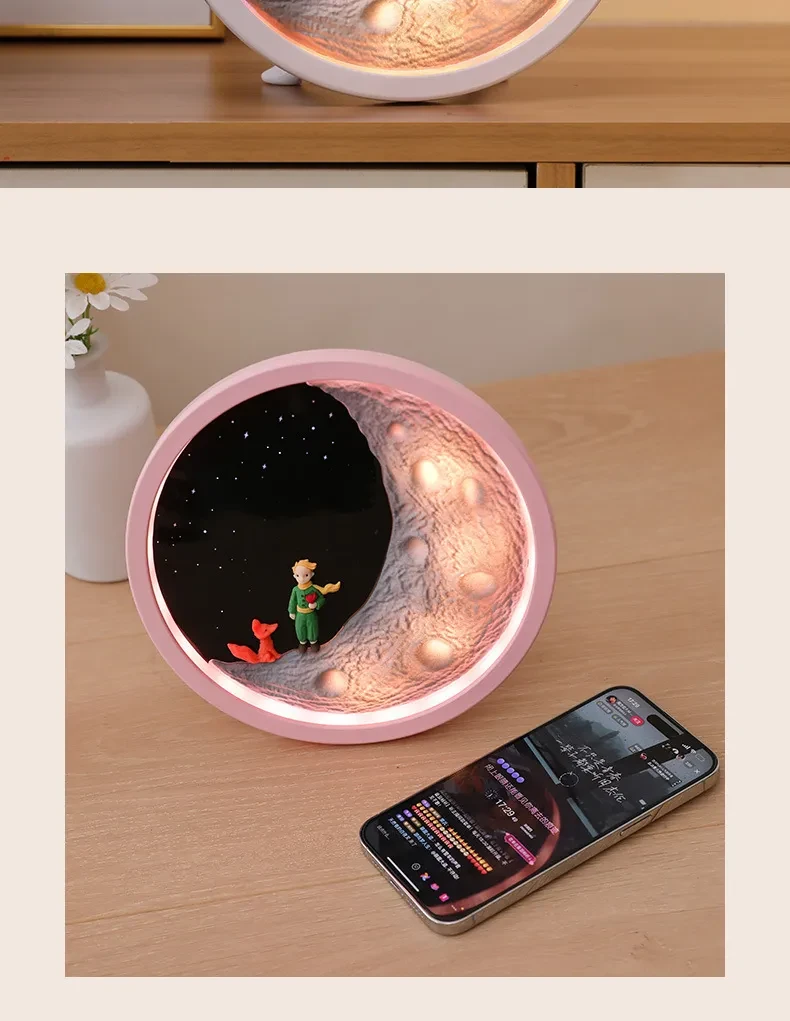 Bluetoothスピーカー｜星の王子さま・雰囲気ライト・月・高音質