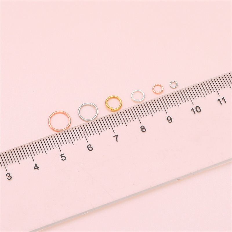 丸カン｜シルバー/ゴールドなど・直径3~8mm・0.5~0.7mm・50個入り・DIYパーツ基本金具|undefined