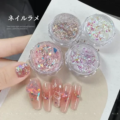Orange.Nail 【5箱】ネイルラメ｜キラキラ・DIY素材・アクセサリー封入・うるうる・ジェルネイル・ワンホンネイル