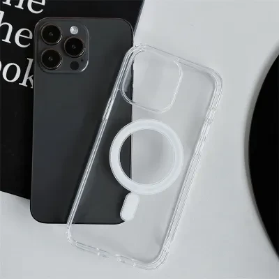【Magsafe対応】透明・iPhoneケース｜シリコン素材・スマホケース・便利・おしゃれ