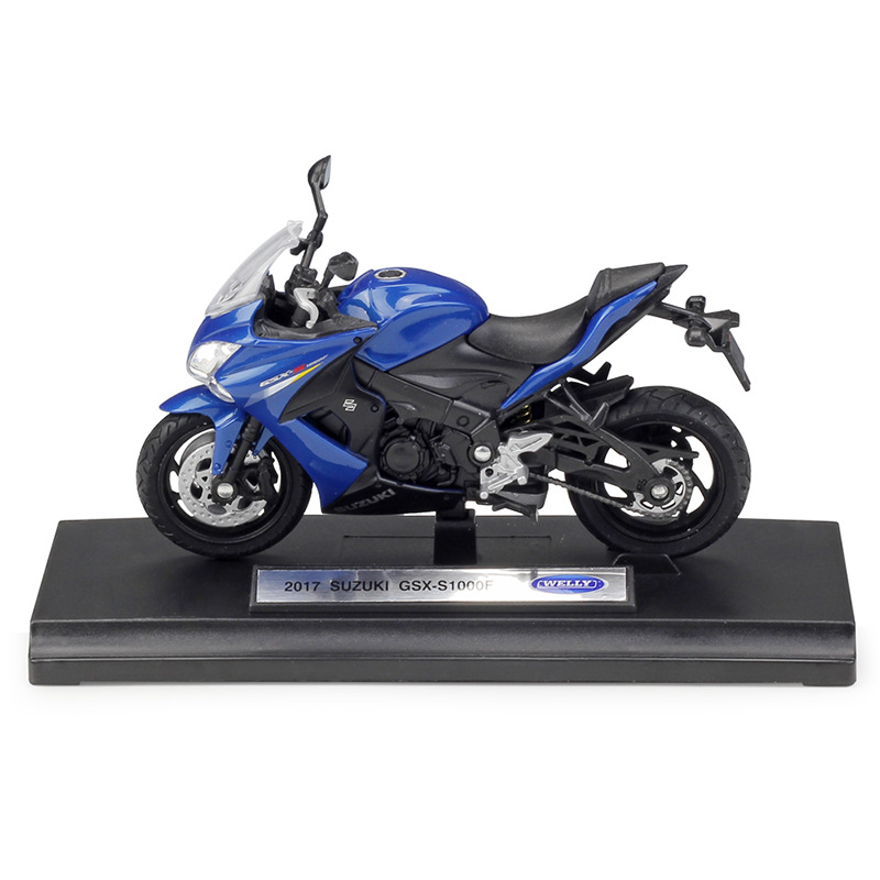 【1:18スズキ2017 GSX S1000F】モデルバイク｜合金モデル・バイク・リアル・威リー・重厚感|undefined