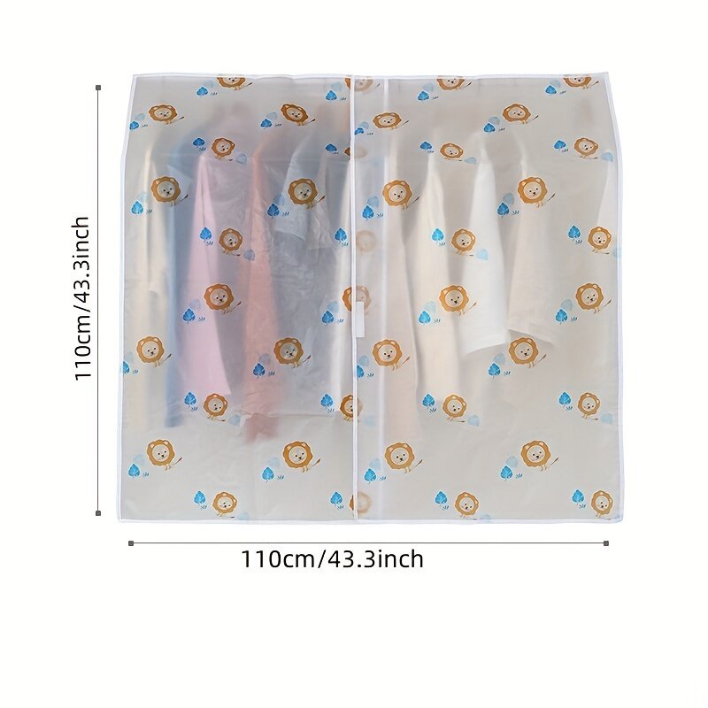 衣類用防塵カバー・立体型・半身用・防水・日焼け防止・洗濯可能・スーツ掛け袋|undefined