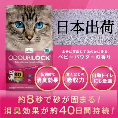 【3日配達】猫砂｜ベントナイト・オードロック・ 6kg×3袋セット