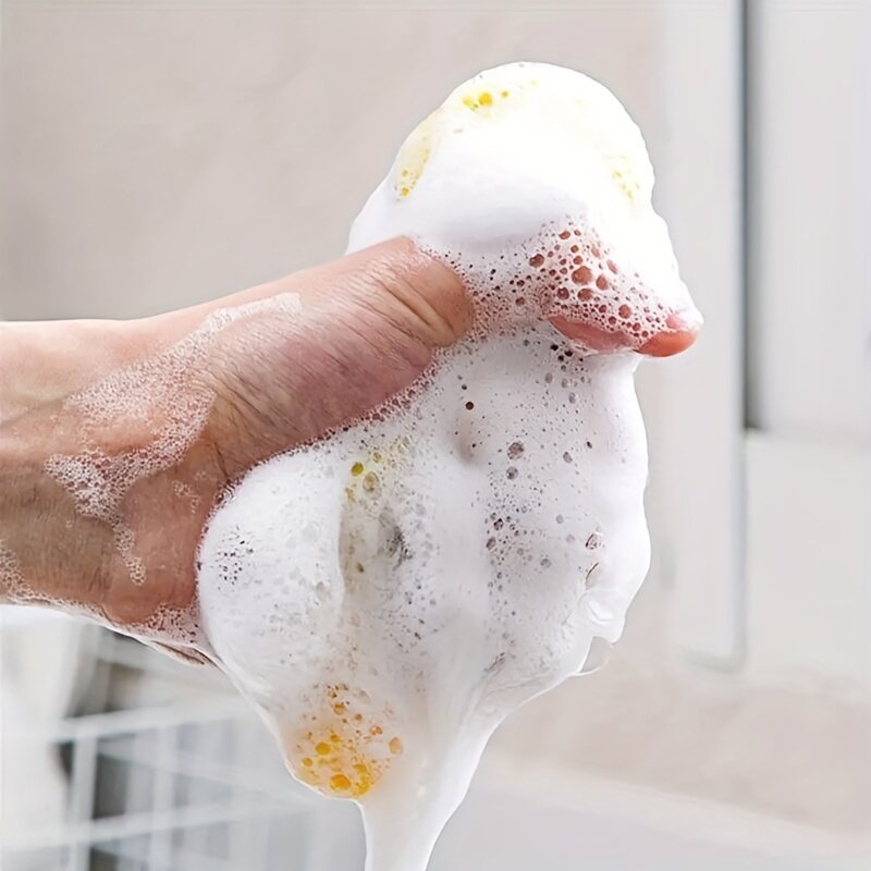 両面食器洗いスポンジ｜ワイプブラシ・ポットブラシ・ボウルクリーニングクロス・キッチン用品・家庭用・食器洗いタオル・油と汚れを強力に除去！【10枚セット】|undefined