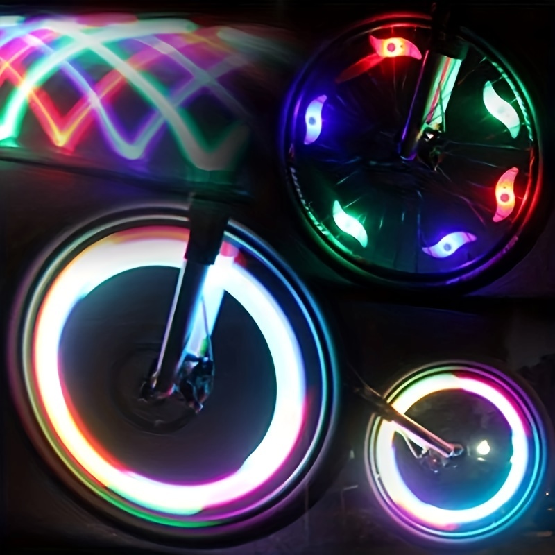 【2点セット】LED自転車ホイールライト｜自転車用品・安全のため・アクセサリー・高品質＆シンプルデザイン|undefined