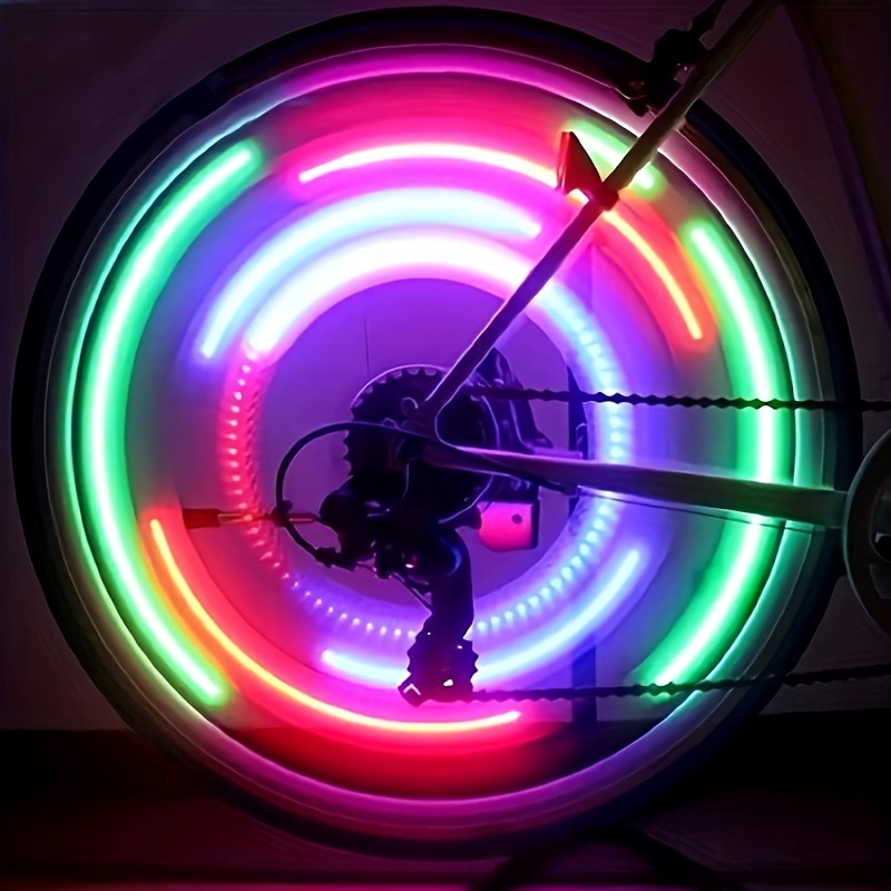 【2点セット】LED自転車ホイールライト｜自転車用品・安全のため・アクセサリー・高品質＆シンプルデザイン|undefined